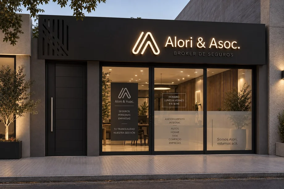 Fachada de la oficina de Alori & Asociados en Av. Dr. Ricardo Balbín 4183, San Miguel